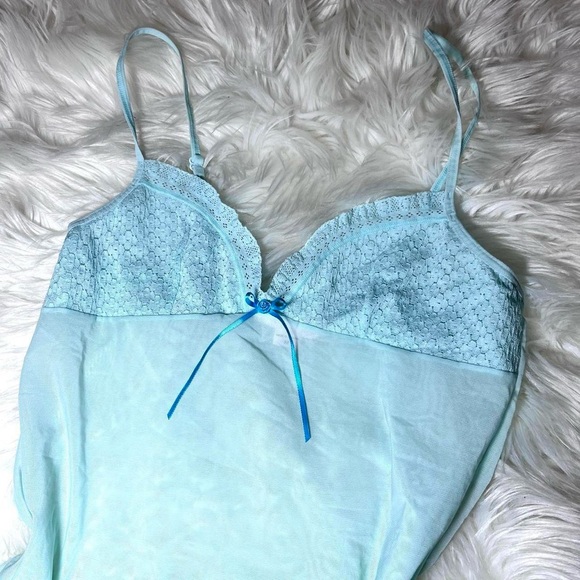 Victoria’s Secret - Light Blue Sheer Tank Top/Intimate Sleepwear - Picture 4 of 6